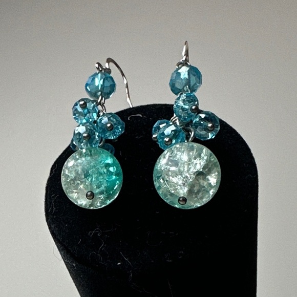 Park lane beaded dangling earrings - Picture 4 of 4